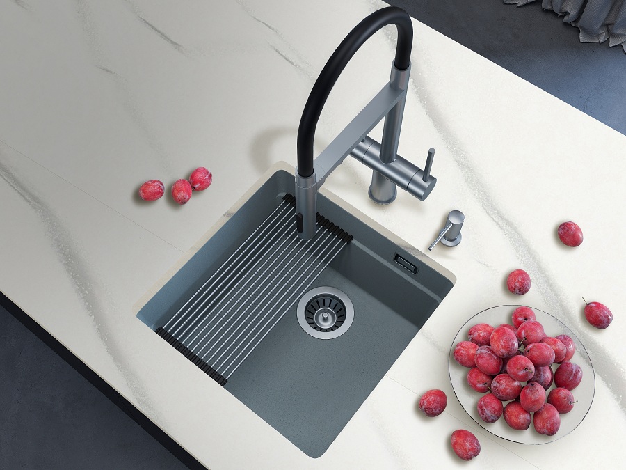 Кухонная мойка Grandex Aqua COMFORT 46U CONCRETE