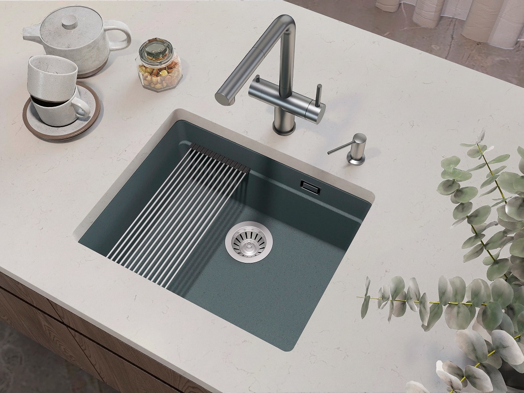 Кухонная мойка Grandex Aqua COMFORT 56U CONCRETE