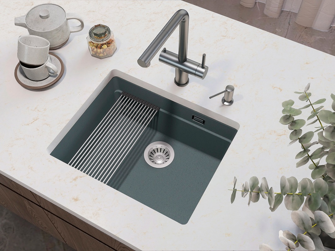 Кухонная мойка Grandex Aqua COMFORT 56U CONCRETE