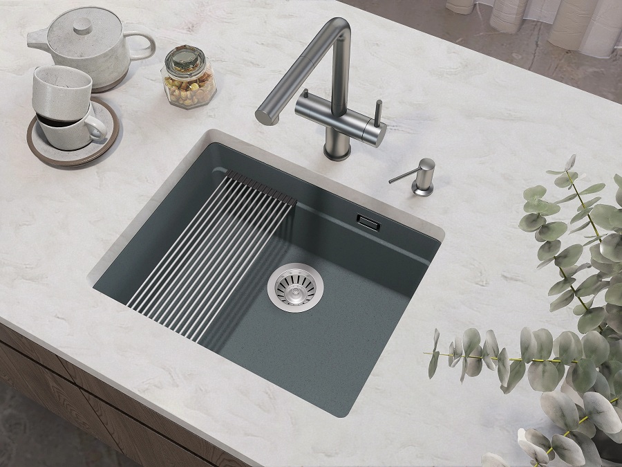 Кухонная мойка Grandex Aqua COMFORT 56U CONCRETE