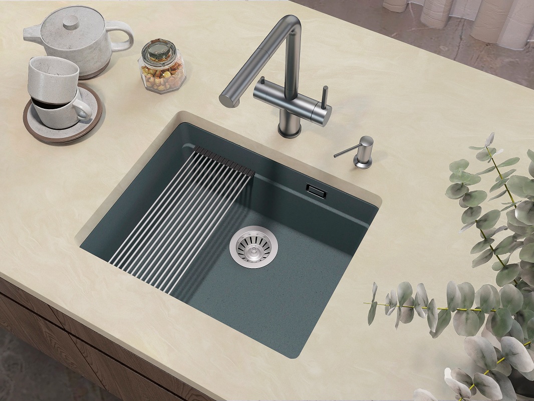 Кухонная мойка Grandex Aqua COMFORT 56U CONCRETE