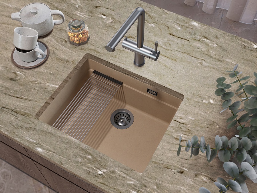 Кухонная мойка Grandex Aqua COMFORT 56U BEIGE