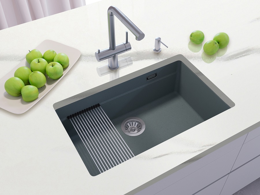 Кухонная мойка Grandex Aqua COMFORT 73U CONCRETE