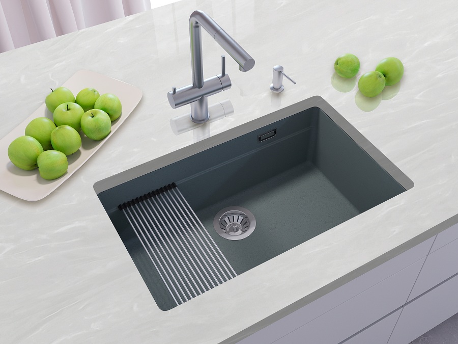 Кухонная мойка Grandex Aqua COMFORT 73U CONCRETE