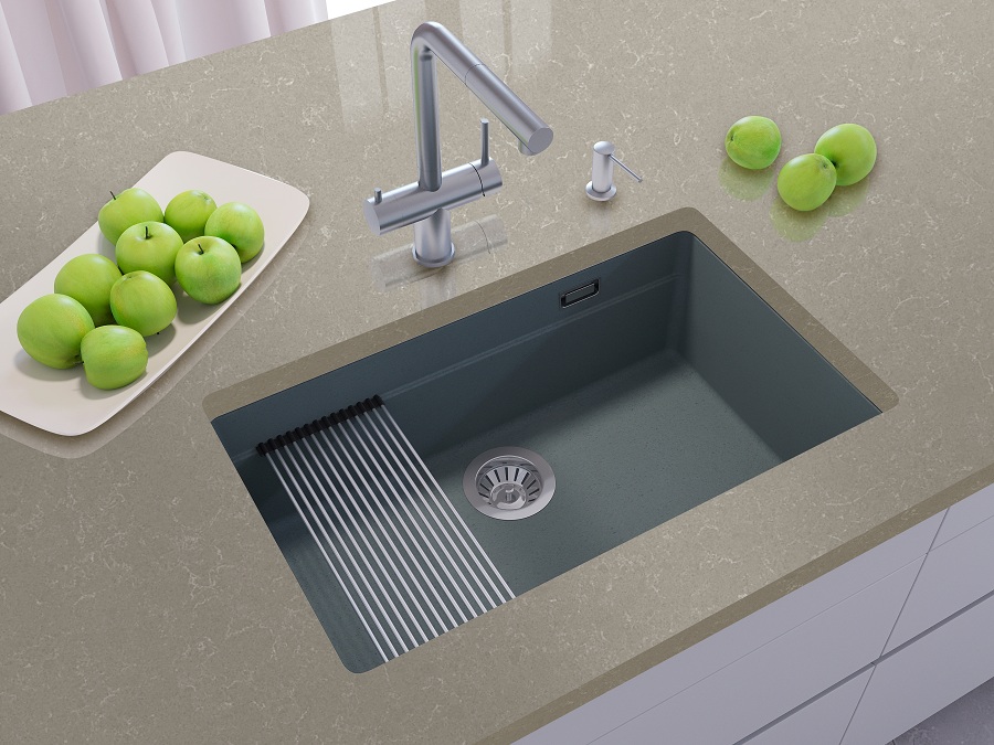 Кухонная мойка Grandex Aqua COMFORT 73U CONCRETE