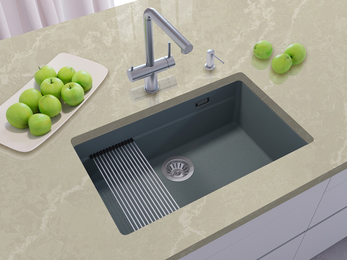 Кухонная мойка Grandex Aqua COMFORT 73U CONCRETE