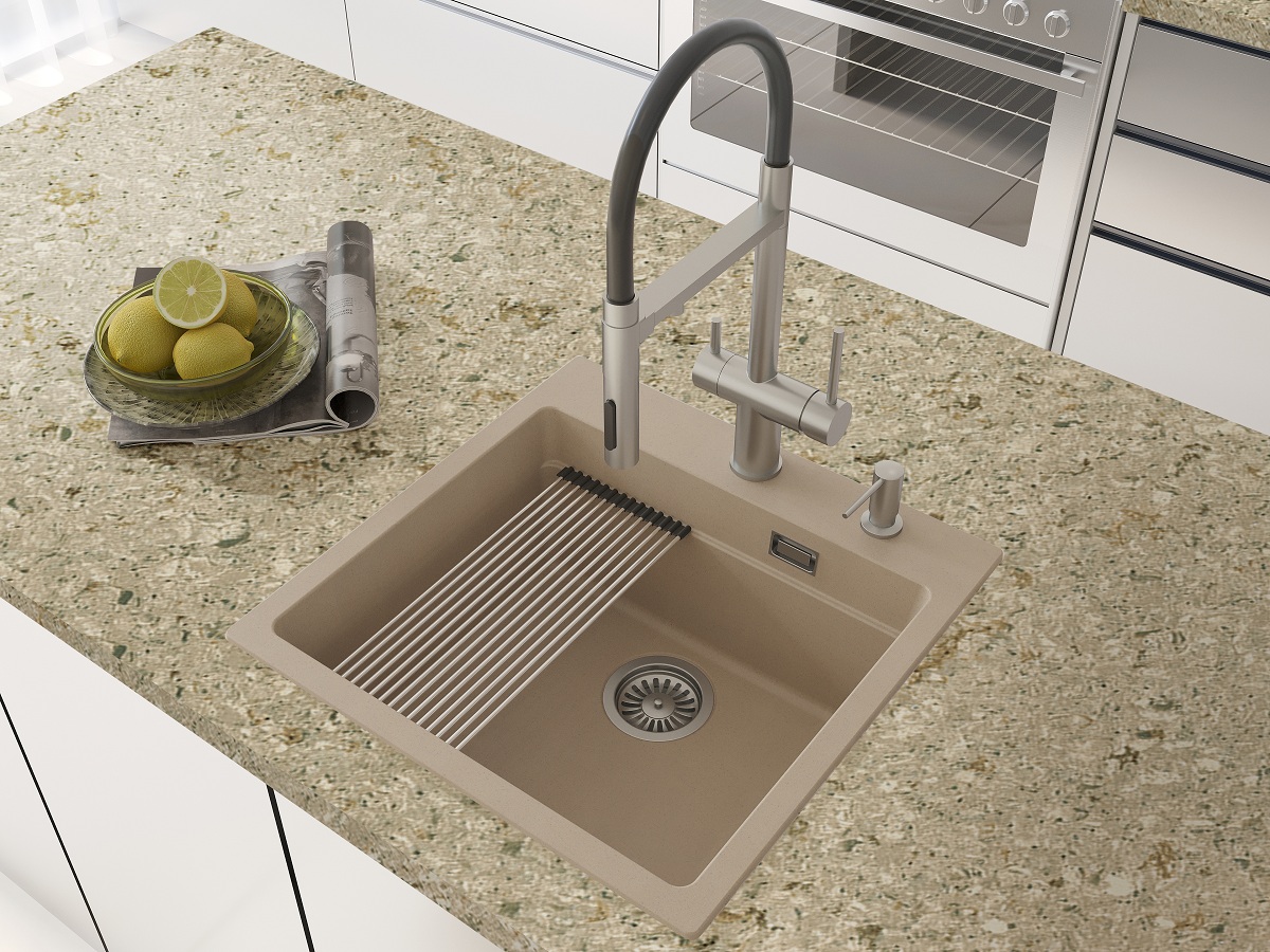Кухонная мойка Grandex Aqua COMFORT 51F BEIGE