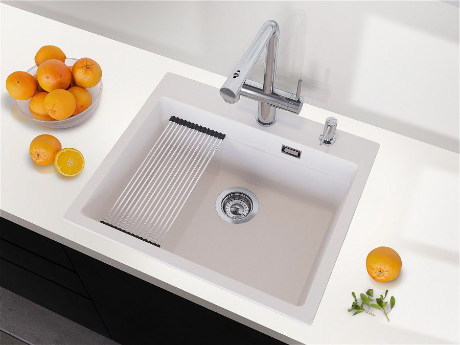 Кухонная мойка Grandex Aqua COMFORT 60F ARCTIC