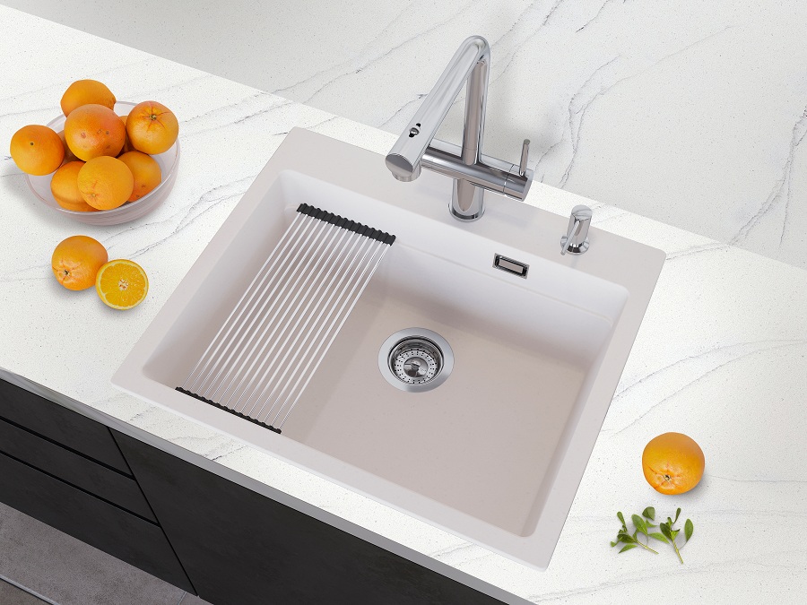 Кухонная мойка Grandex Aqua COMFORT 60F ARCTIC