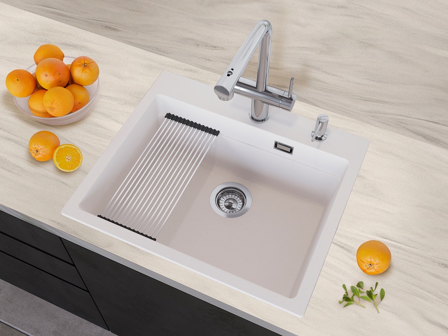 Кухонная мойка Grandex Aqua COMFORT 60F ARCTIC