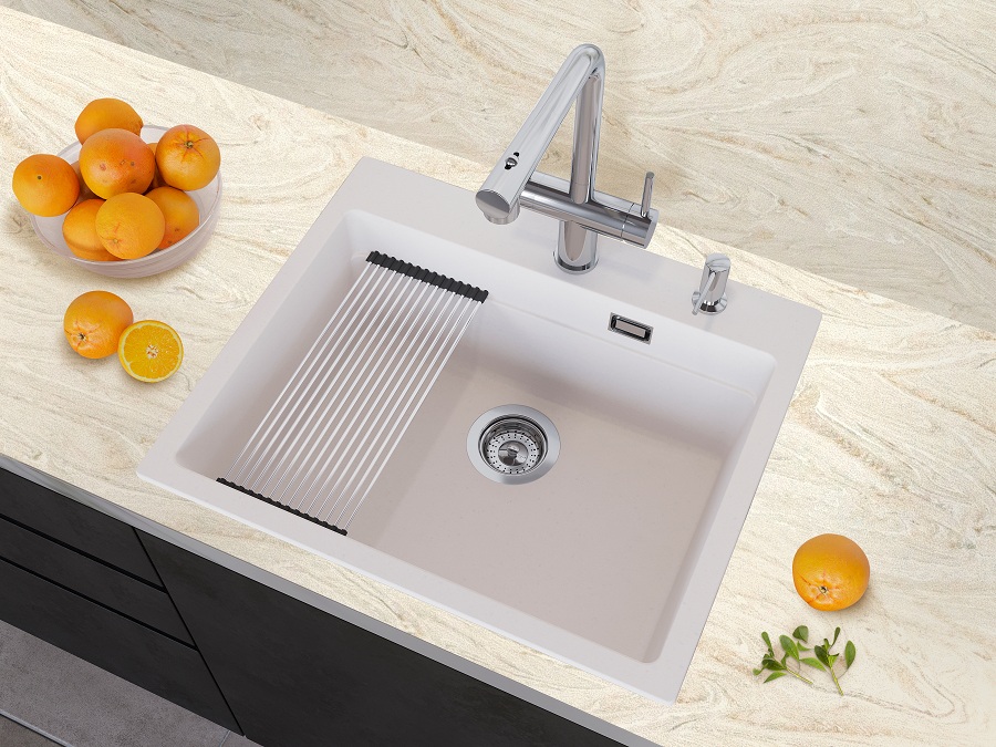 Кухонная мойка Grandex Aqua COMFORT 60F ARCTIC