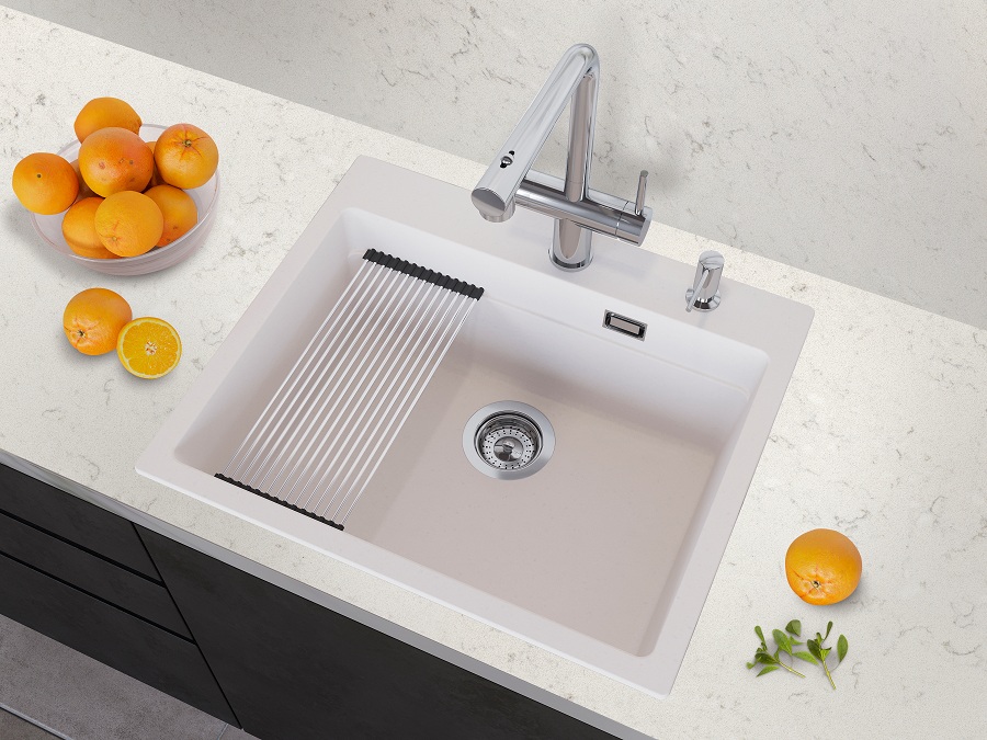 Кухонная мойка Grandex Aqua COMFORT 60F ARCTIC