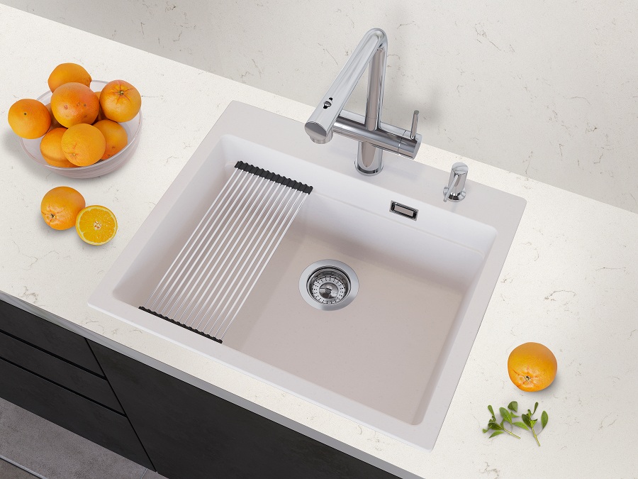 Кухонная мойка Grandex Aqua COMFORT 60F ARCTIC