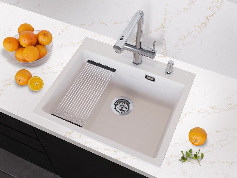 Кухонная мойка Grandex Aqua COMFORT 60F ARCTIC