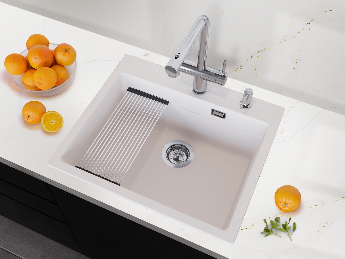Кухонная мойка Grandex Aqua COMFORT 60F ARCTIC