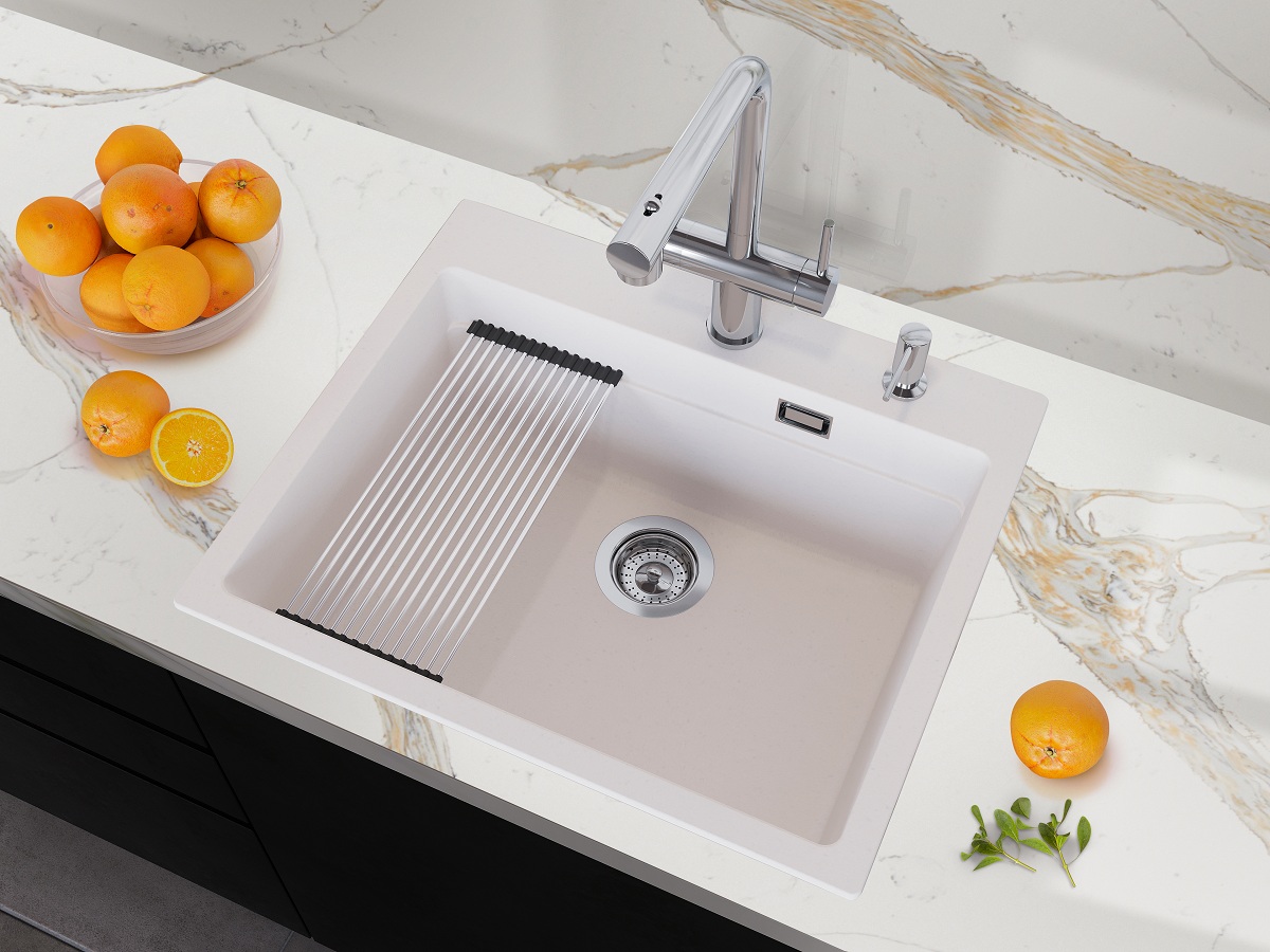 Кухонная мойка Grandex Aqua COMFORT 60F ARCTIC
