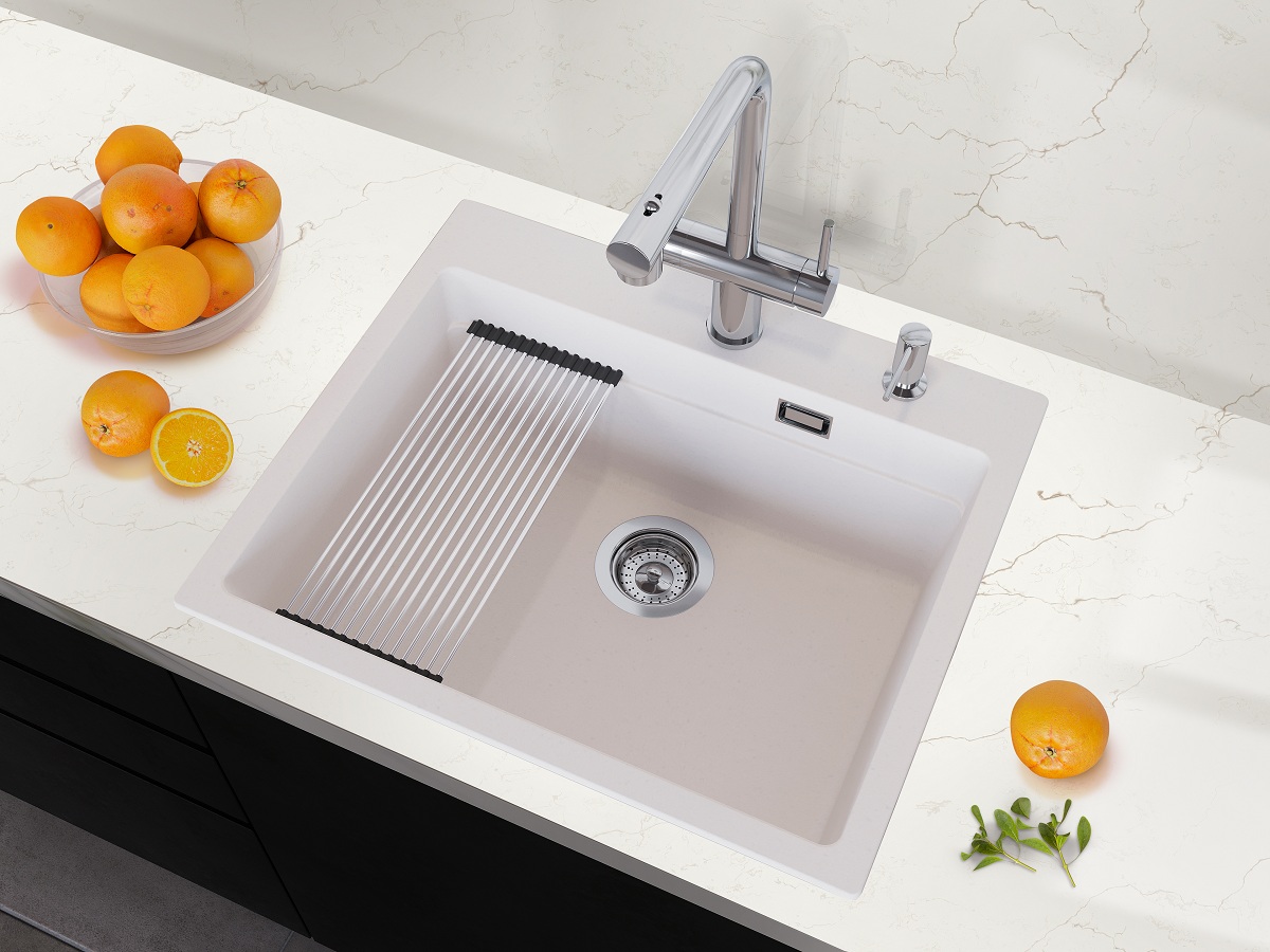 Кухонная мойка Grandex Aqua COMFORT 60F ARCTIC
