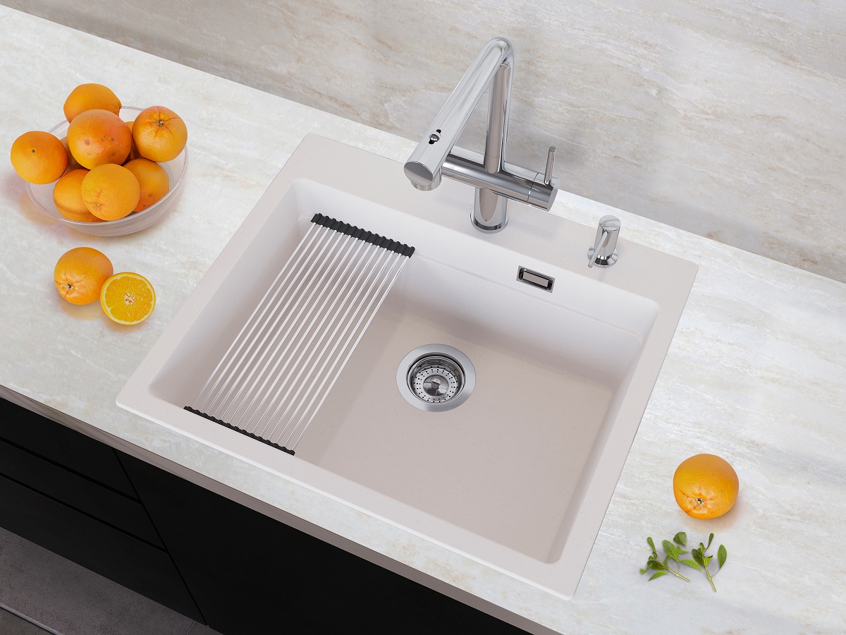 Кухонная мойка Grandex Aqua COMFORT 60F ARCTIC