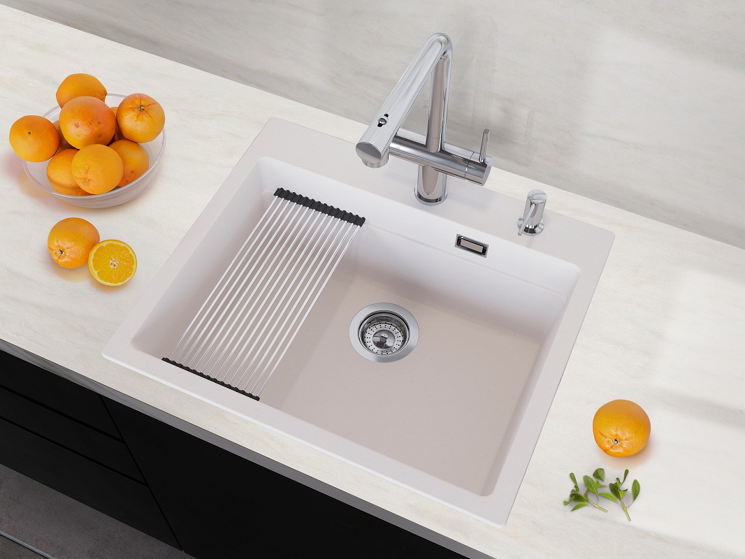 Кухонная мойка Grandex Aqua COMFORT 60F ARCTIC