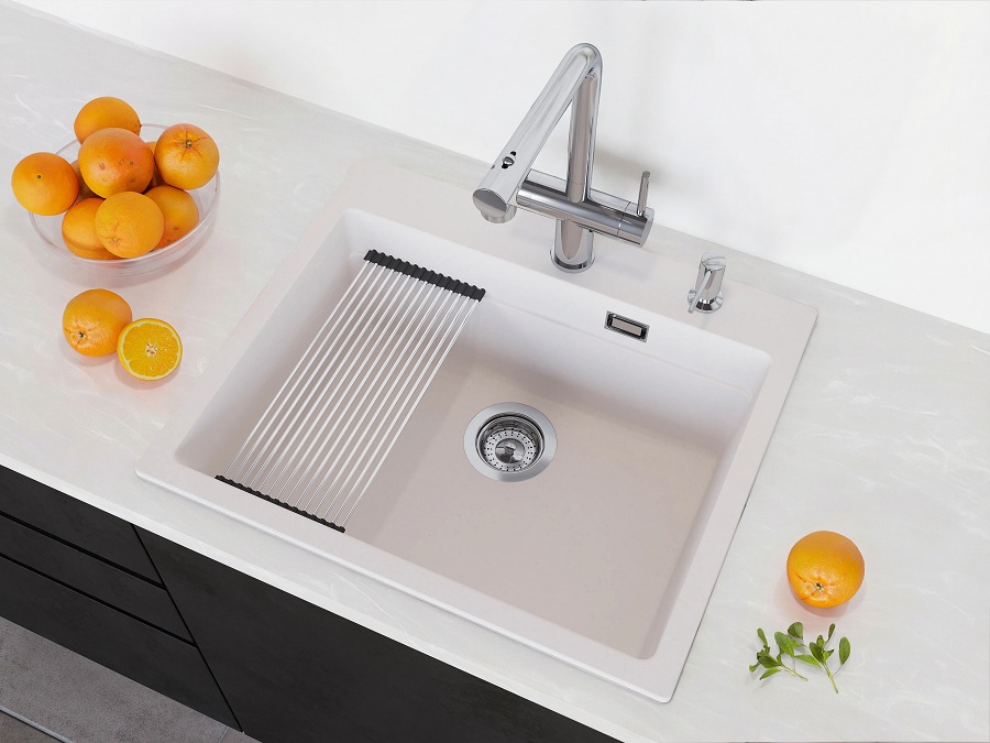 Кухонная мойка Grandex Aqua COMFORT 60F CONCRETE