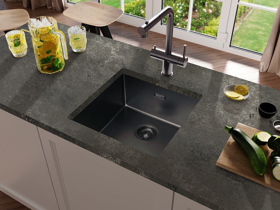 Мойка Grandex Aqua OPTIMA 49 ANTHRACITE