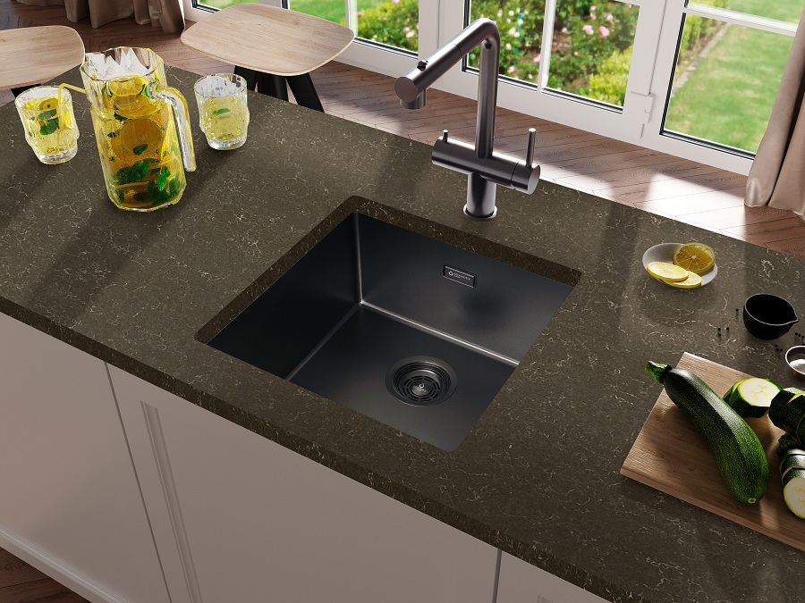 Мойка Grandex Aqua OPTIMA 49 ANTHRACITE