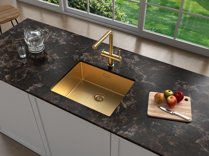 Мойка Grandex Aqua OPTIMA 54 GOLD