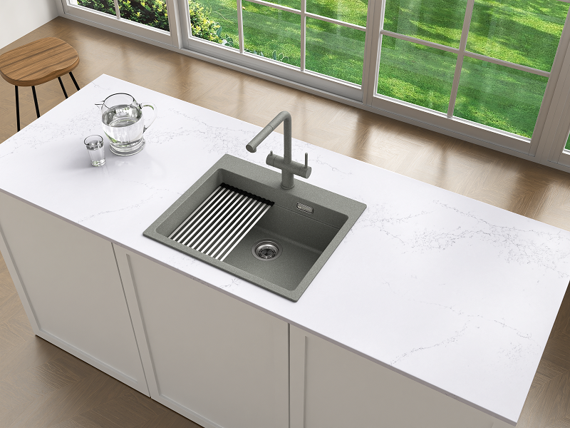 Кухонная мойка Grandex Aqua COMFORT 60F URBAN GREY