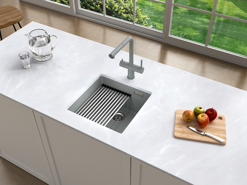 Кухонная мойка Grandex Aqua COMFORT 46U CONCRETE
